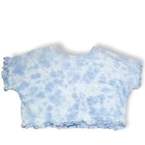 Style Envy Cropped Boxy Tie-Dye Shirt M